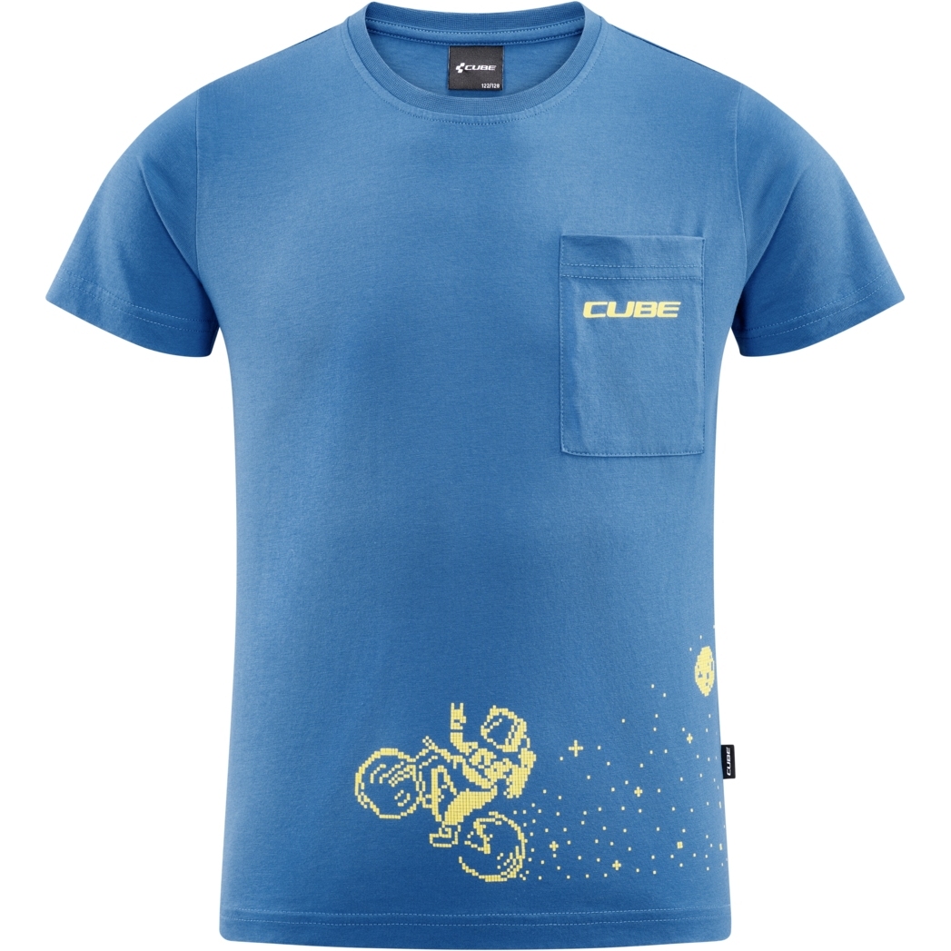 Produktbild von CUBE JUNIOR Organic Space Rider T-Shirt - blau
