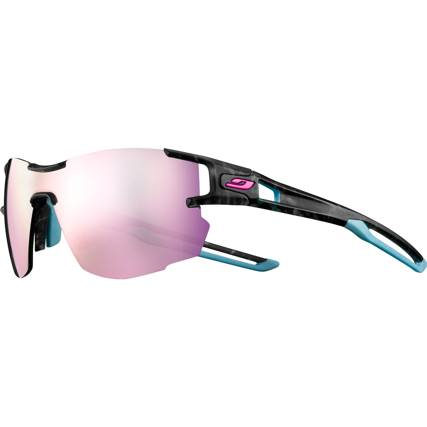 Image of Julbo Aerolite Spectron 3CF Women Sunglasses - Grey Blue / Multilayer Light Pink