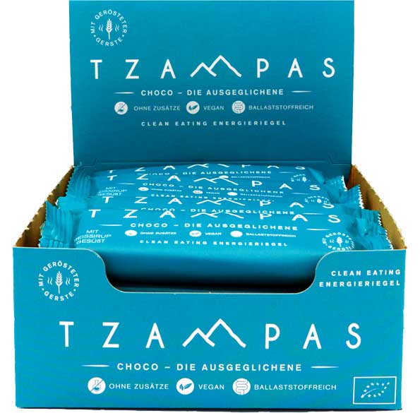 Foto de TZAMPAS Barrita Energética BIO - Choco - 16x40g
