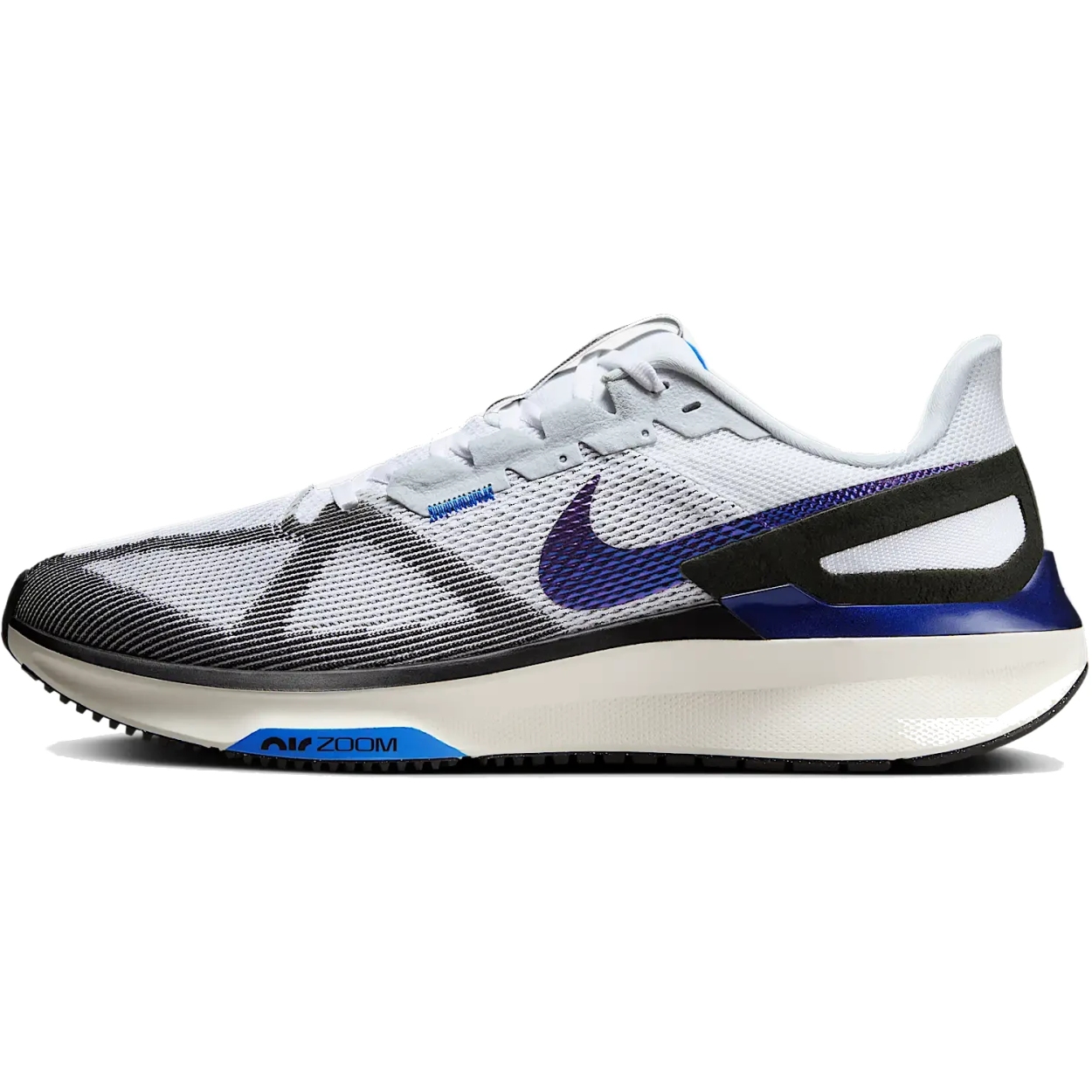 Produktbild von Nike Structure 25 Laufschuhe Herren - white/black/sail/photo blue HV5222-100