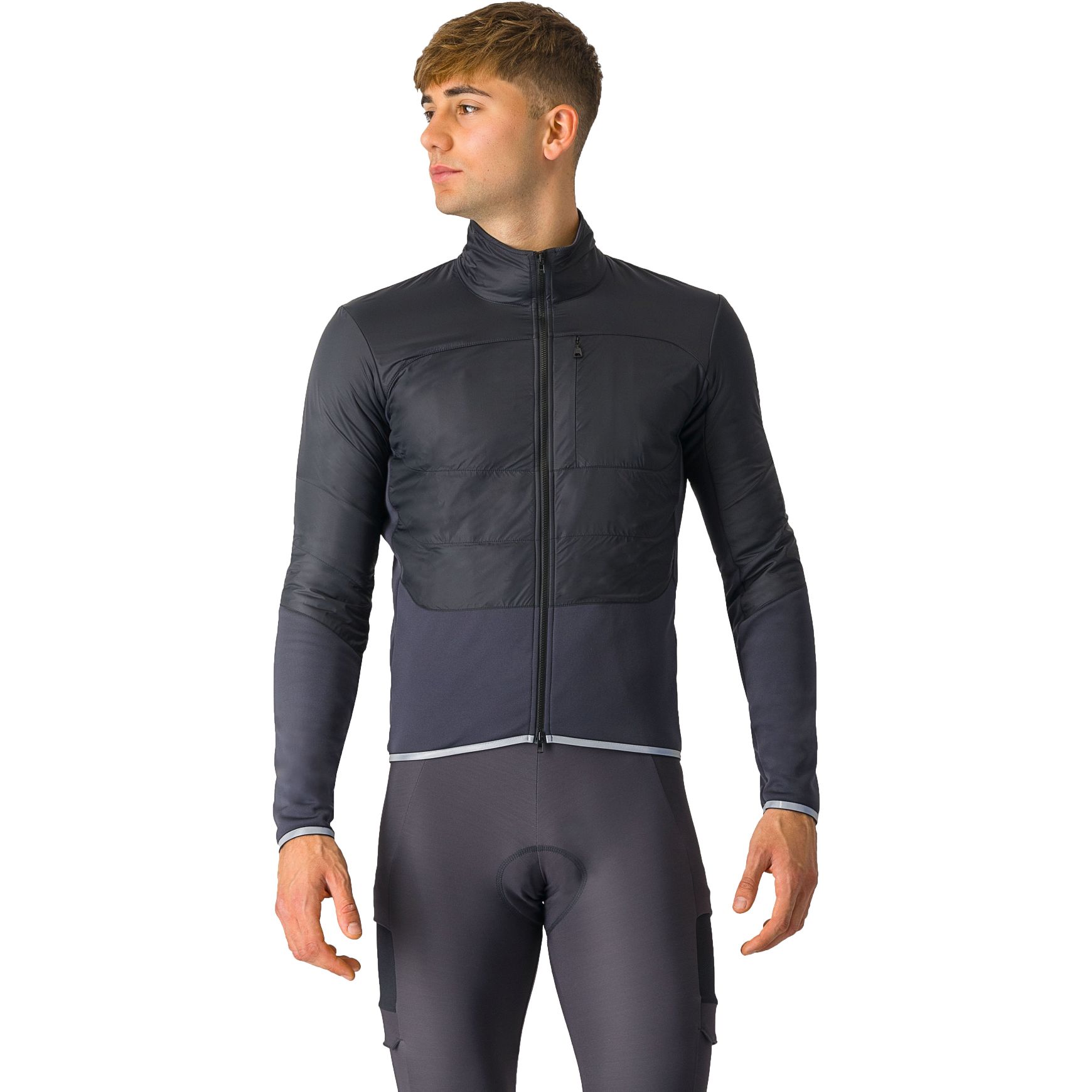 Produktbild von Castelli Unlimited Jacke Herren - light black/dark grey 085
