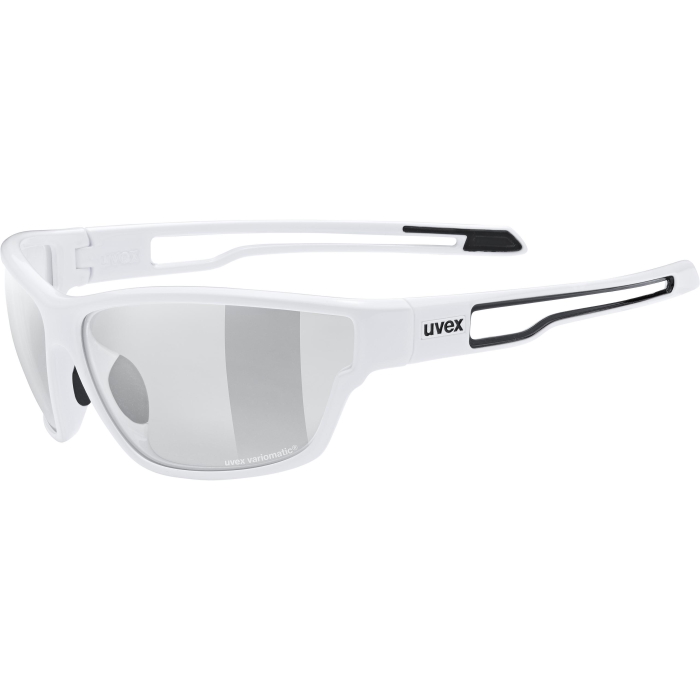 Picture of Uvex sportstyle 806 V Glasses - white/variomatic smoke