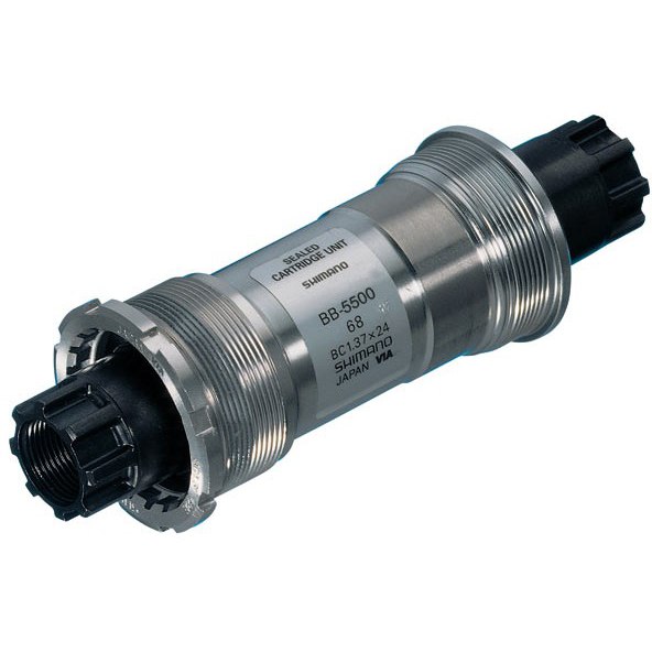 thumbnail image 2 of Shimano 105 BB-5500 Bottom Bracket – Italian 70 X 109.5mm, Octalink V1, Silver 2 of 3