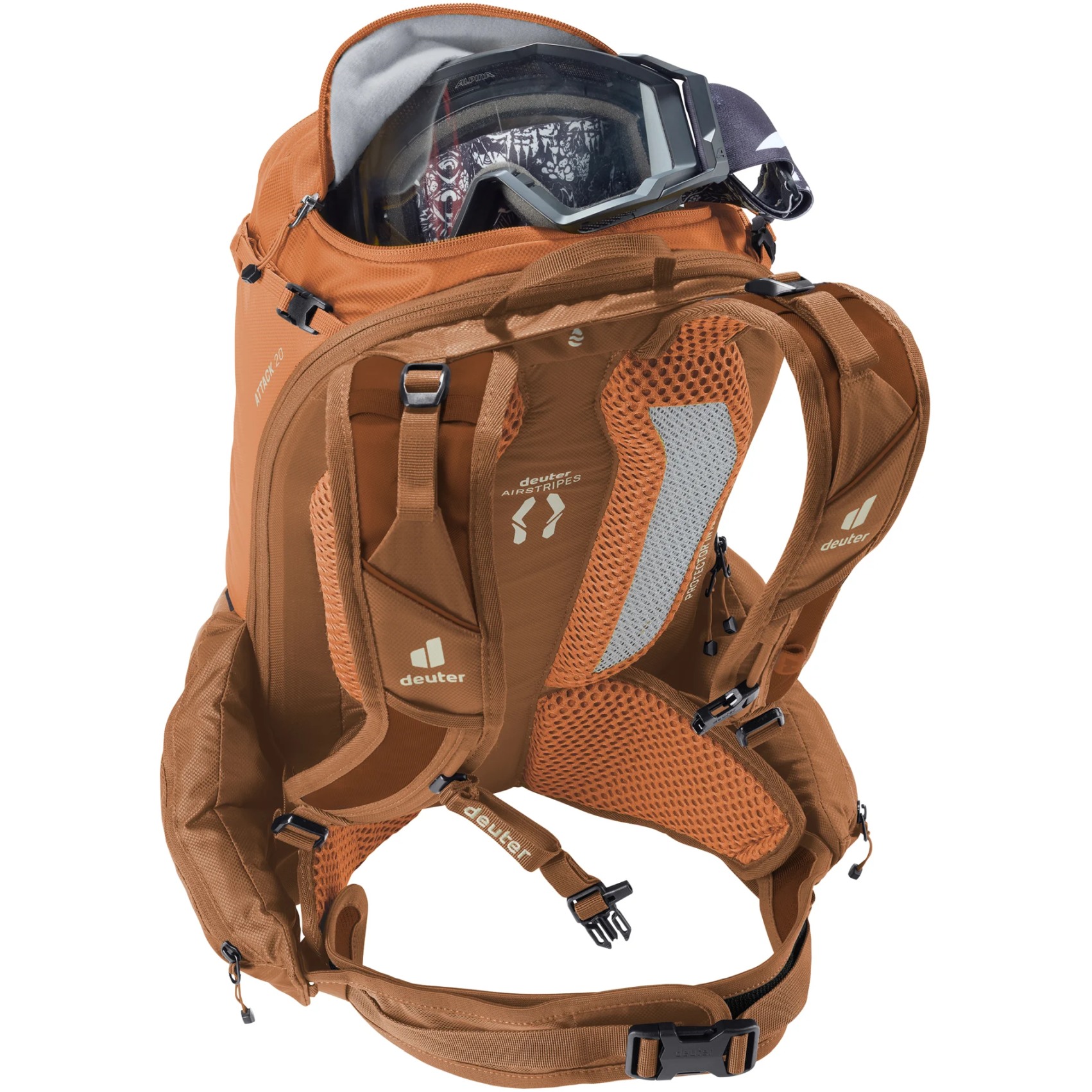 Deuter Attack 20 Bike Backpack - mocha-pecan | BIKE24