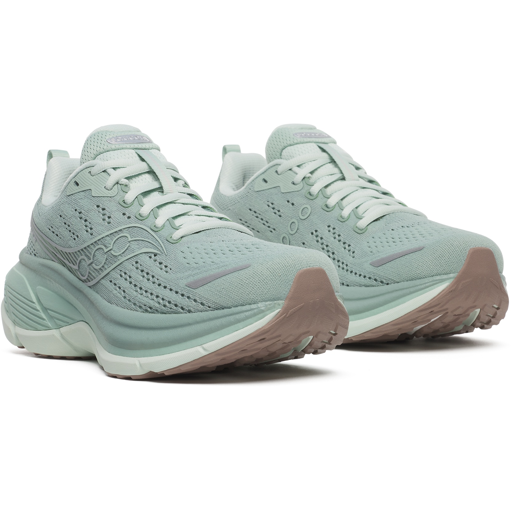 Saucony Hurricane 25 Running Shoes Women - iceberg/aloe | BIKE24