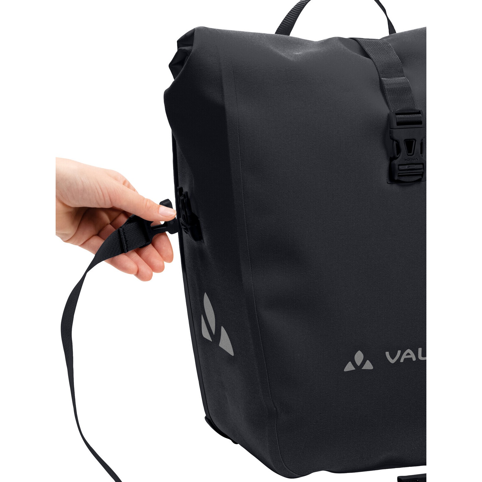 Vaude Aqua Back Deluxe Bike Pannier (Pair) - 2x24L - black | BIKE24