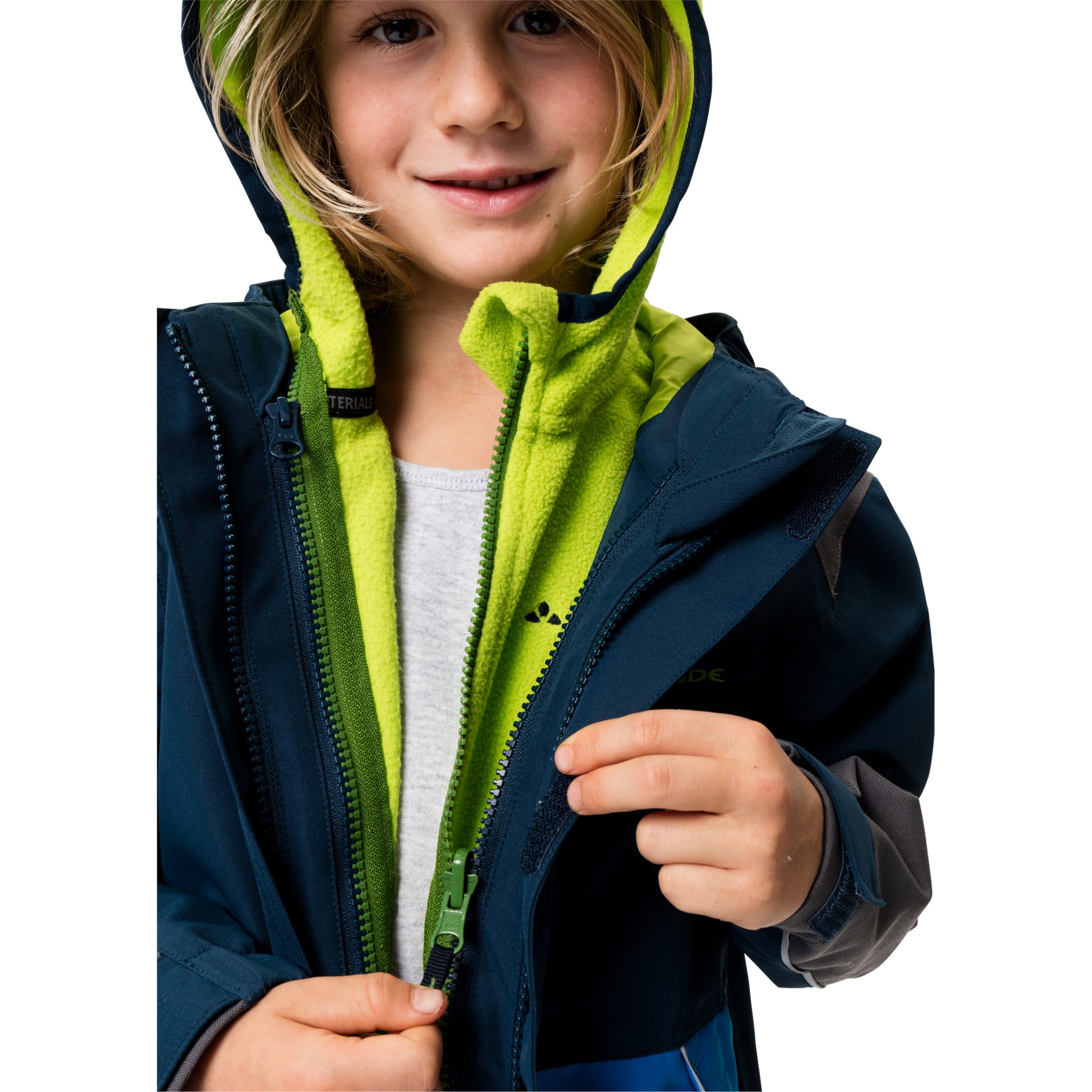 Vaude Pulex Hooded Jacket II Kids - hotchili | BIKE24