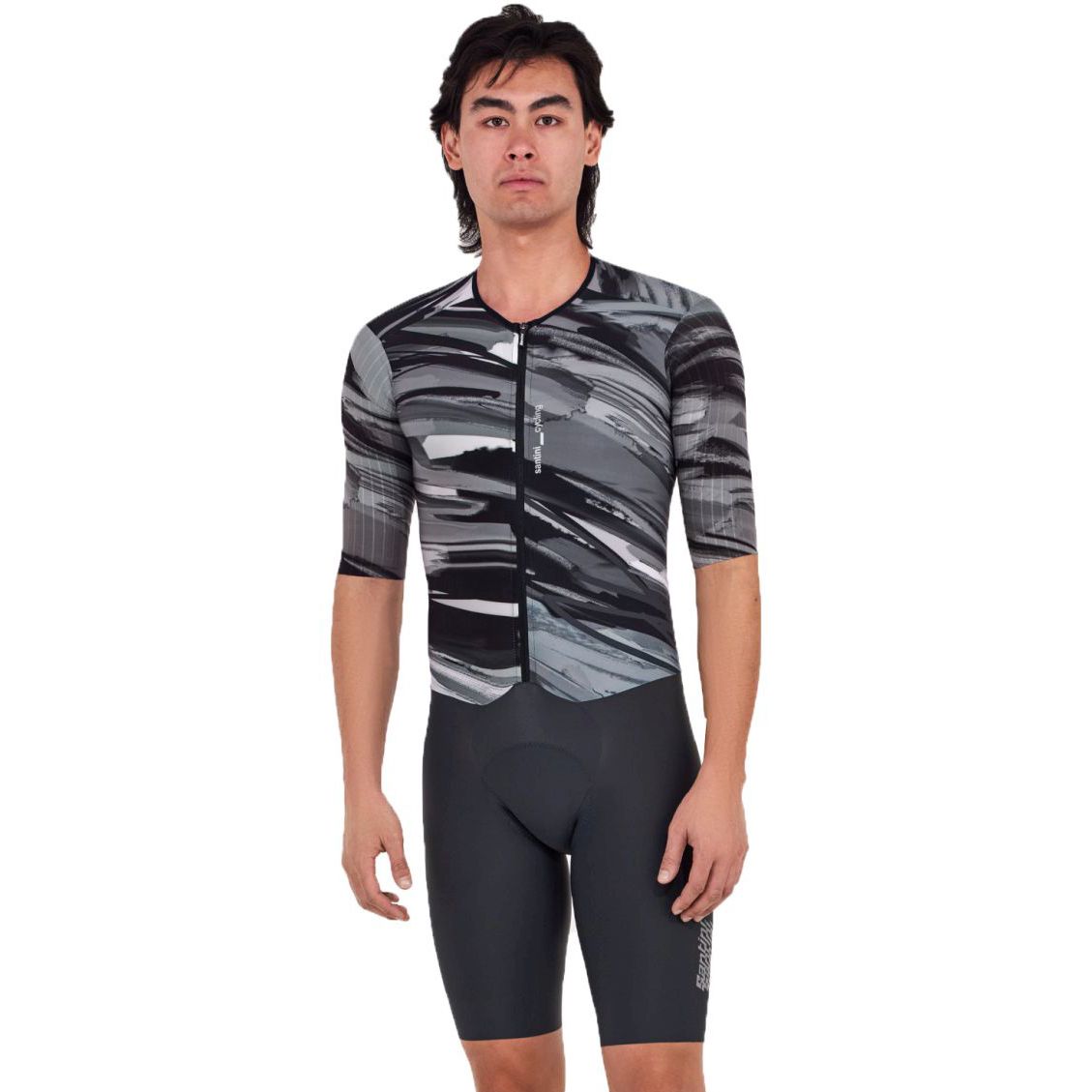 Photo produit de Santini Combinaison Vélo Homme - Madss V2 Aerosuit 5S851YC3MADSSV2 - asphalt grey GR