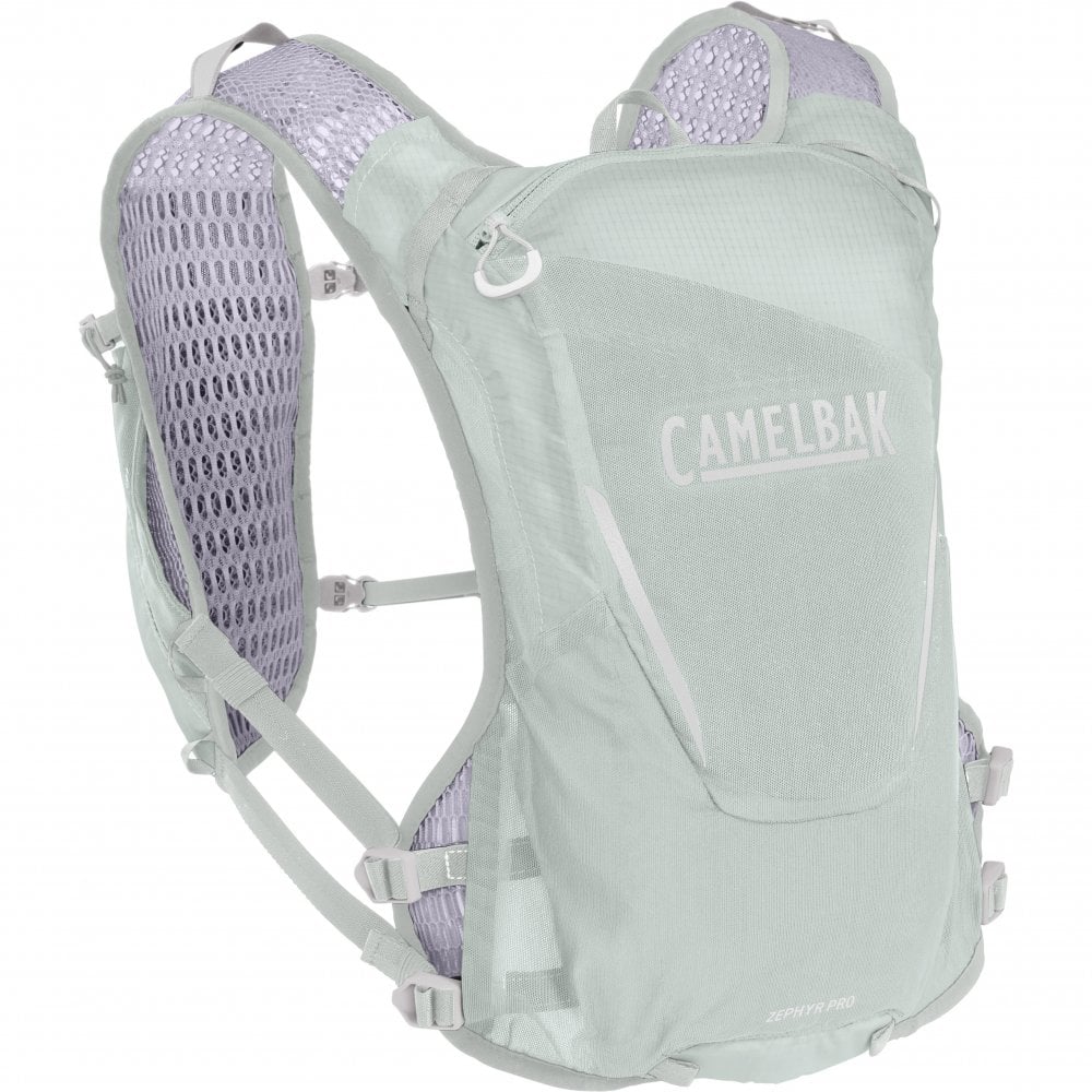 Picture of CamelBak Women Zephyr Pro Hydration Running Vest - Sky Grey/Lavender Blue
