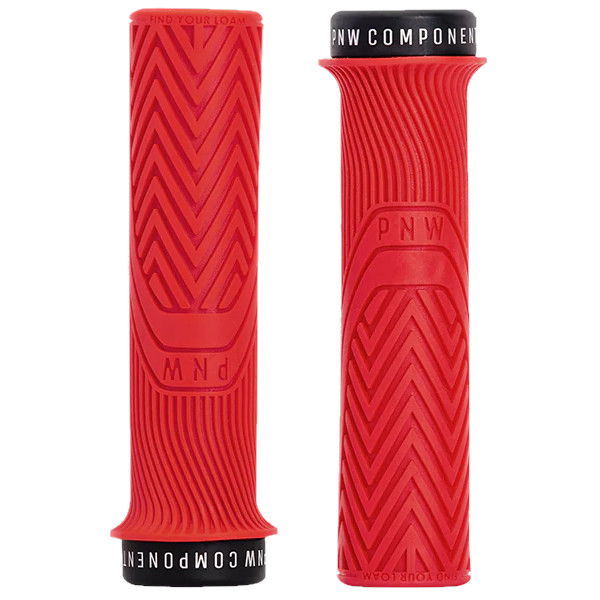 Foto de PNW Components Loam MTB Lock-On Puños - really red
