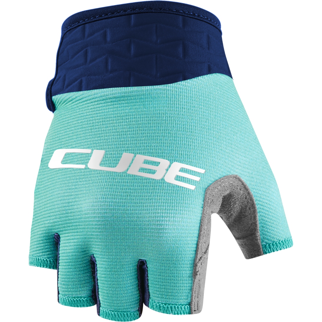 Produktbild von CUBE Performance Kurzfinger-Handschuhe Kinder - blue&#039;n&#039;mint