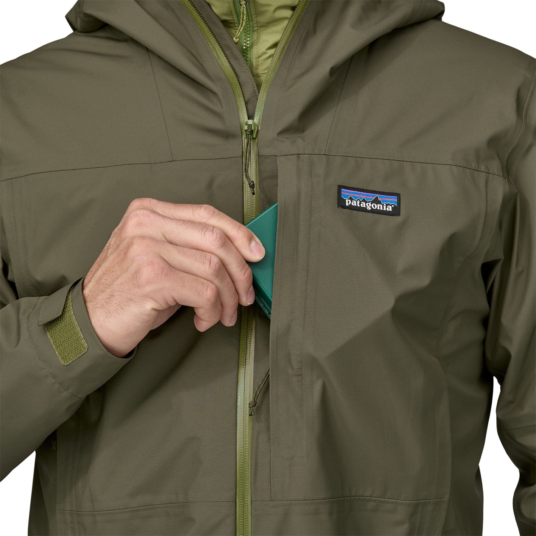 Patagonia Boulder Fork Rain Jacket Men - Black | BIKE24