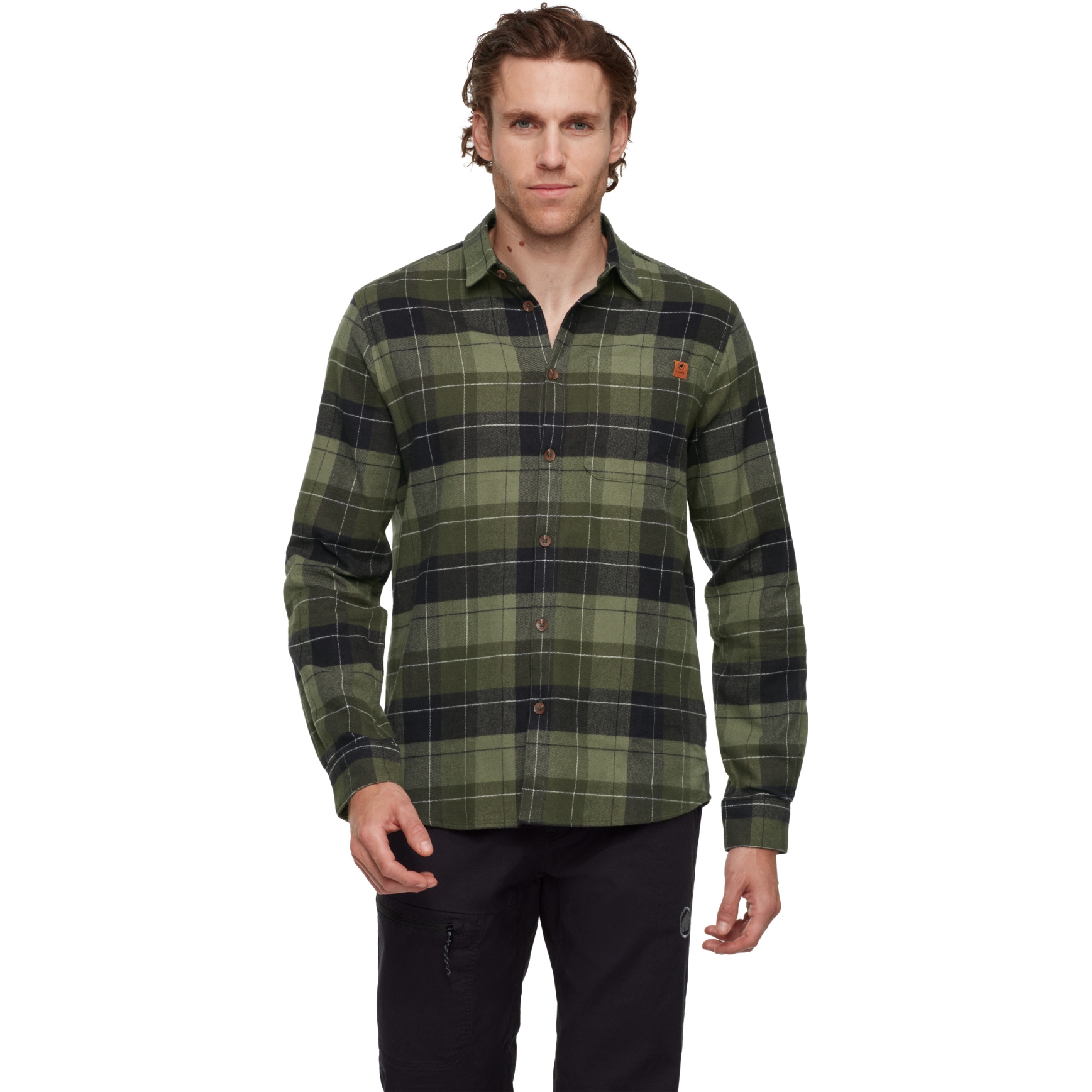 Produktbild von Mammut Trovat Flanellhemd Herren - marsh-black
