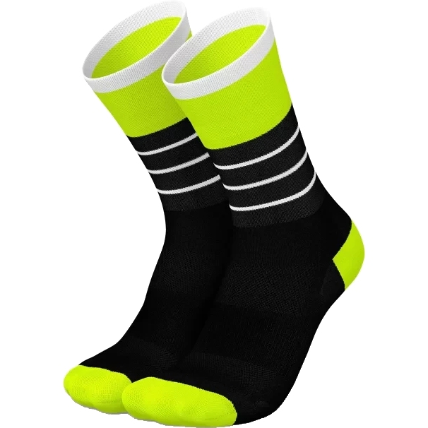 Picture of INCYLENCE Ultralight Stripes V2 Socks - Black Canary