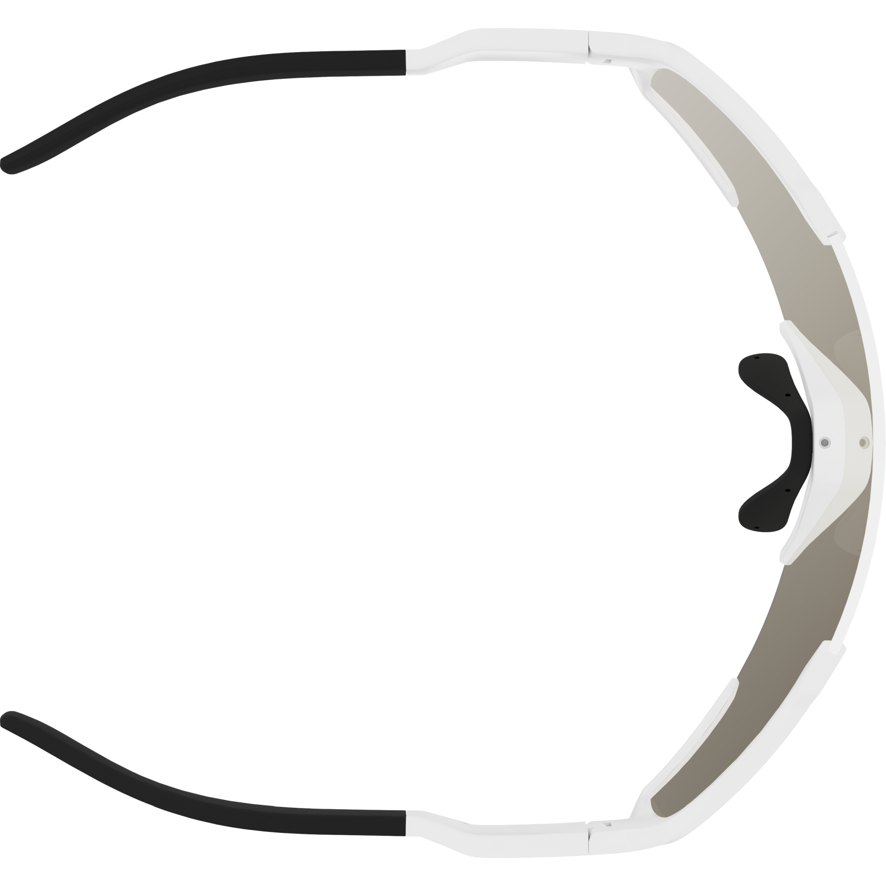 SCOTT Shield Light Sensitive Sunglasses - white matt - AMP LS gold