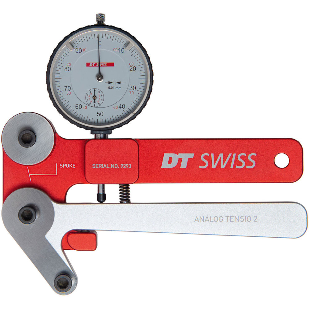 Image of DT Swiss Spoke Tension Meter DT Tensio Analog - TETTAXXR44175S - red / silver