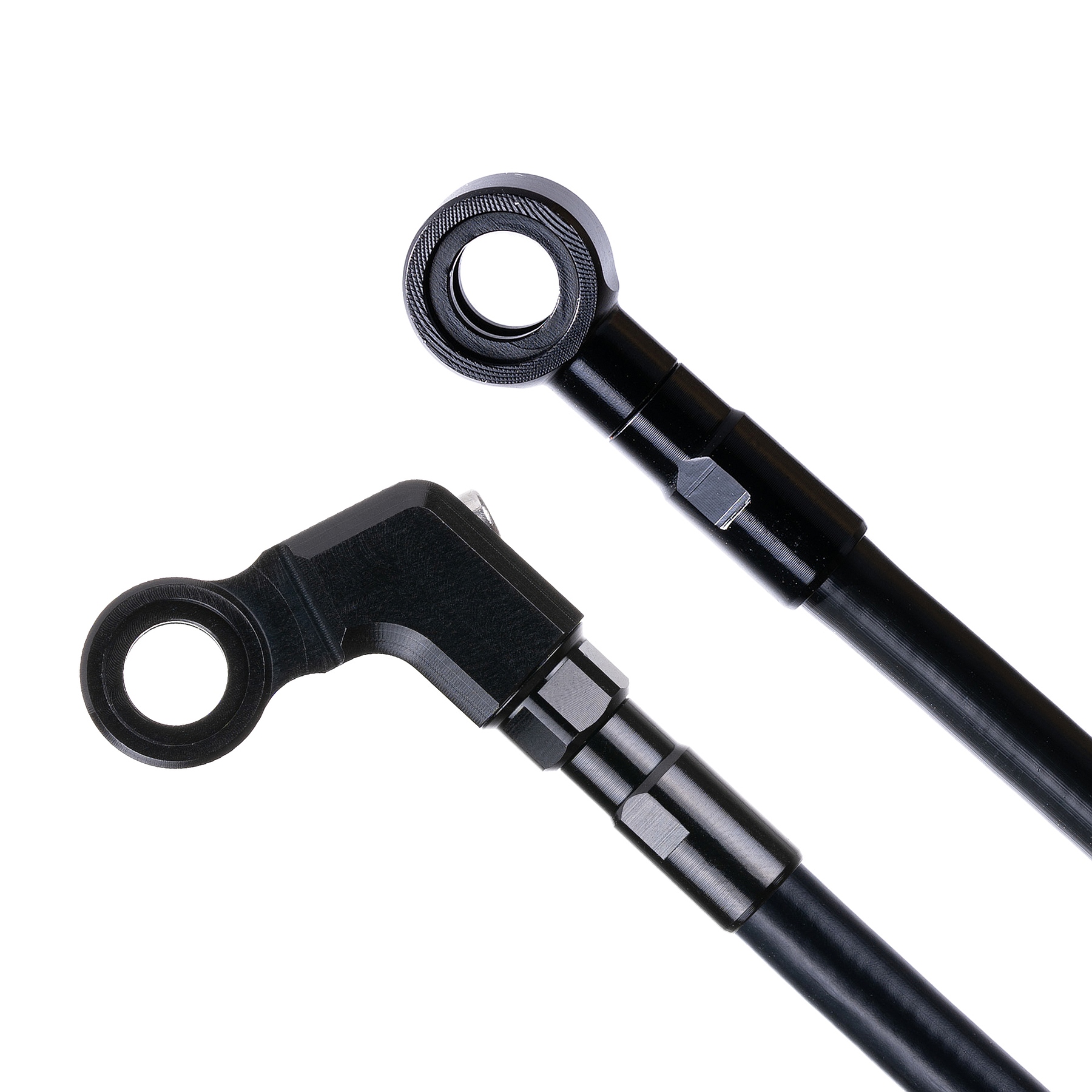 Produktbild von Trickstuff Kevlar Leitungsset - Winkelanschluss &amp; Banjo - 900mm - schwarz