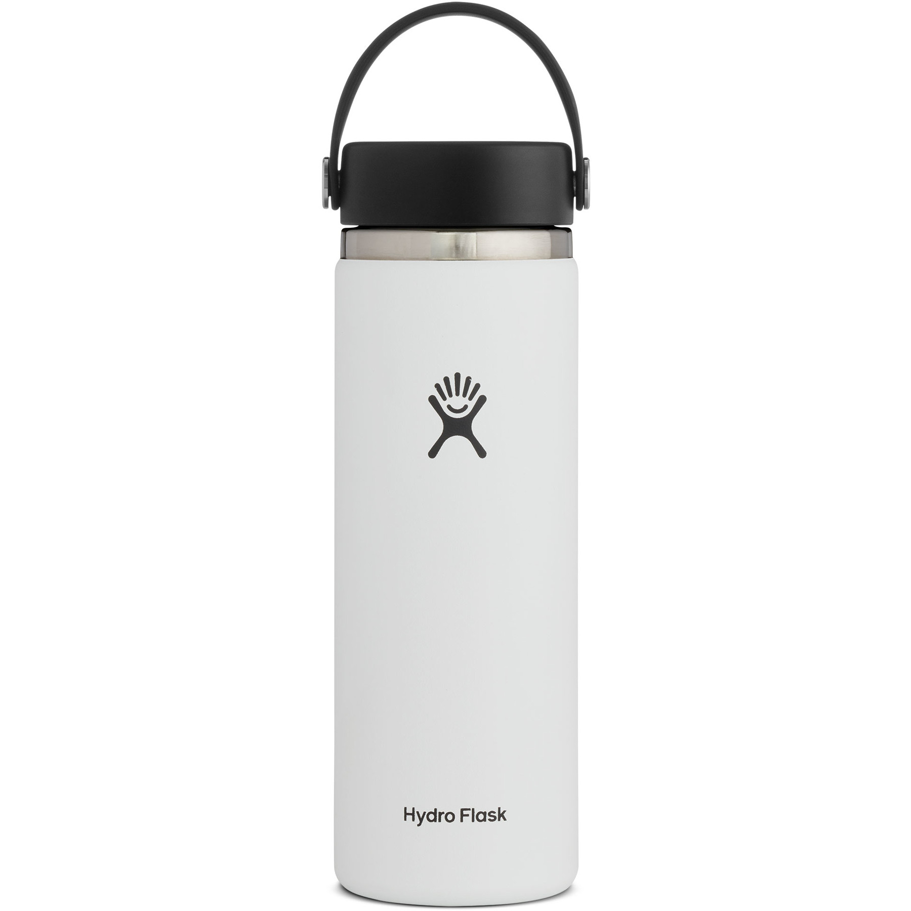 Picture of Hydro Flask 20 oz Wide Mouth Insulated Bottle + Flex Cap - 591ml - White