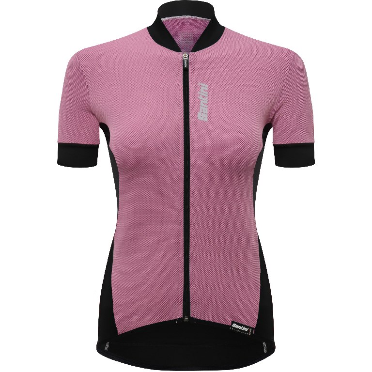 Женский трикотаж с коротким рукавом Santini Brio - L - розовый
