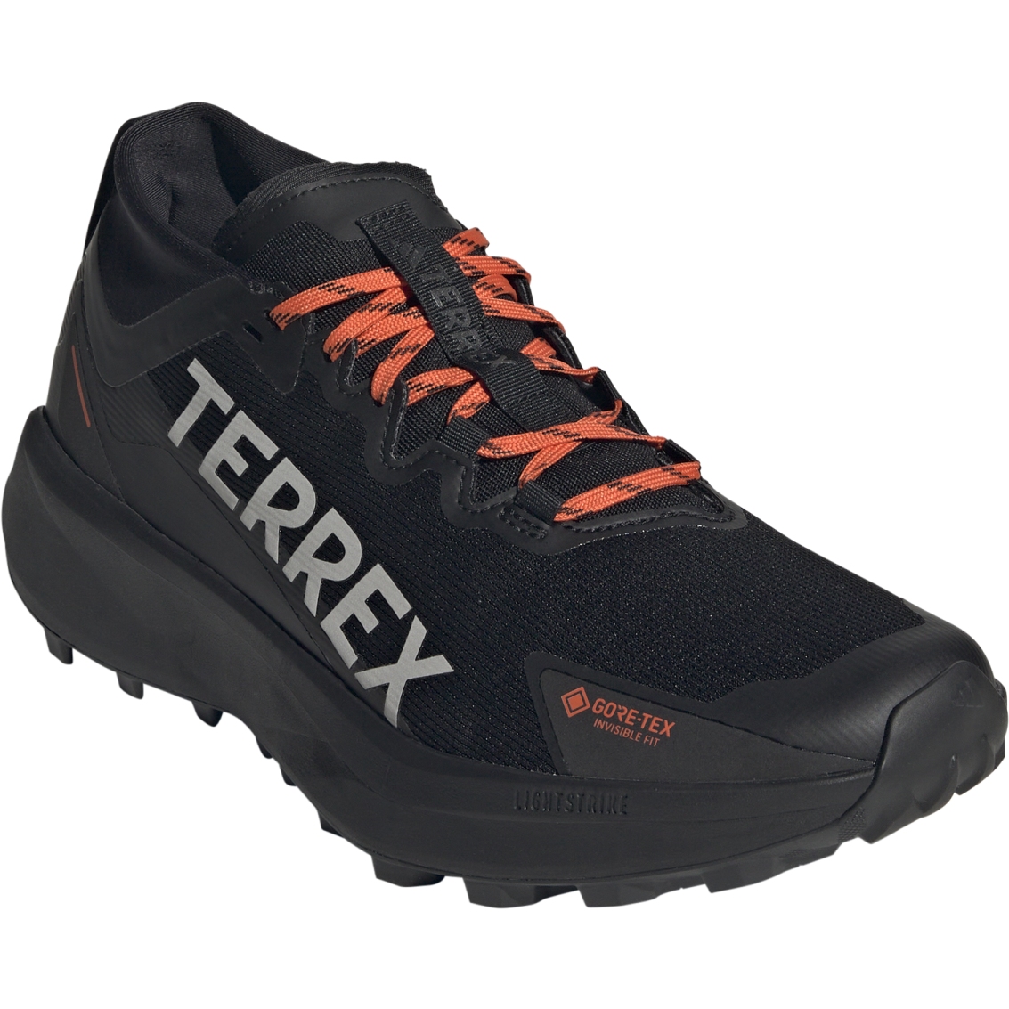Produktbild von adidas TERREX Agravic GORE-TEX Trailrunningschuhe Herren - core black/grey two/semi impact orange IH2939
