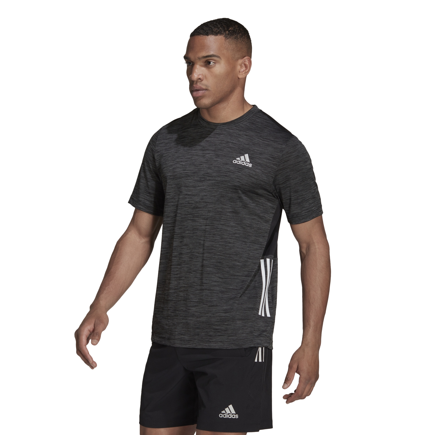 Produktbild von adidas Männer Trainingsshirt - schwarz HF5927