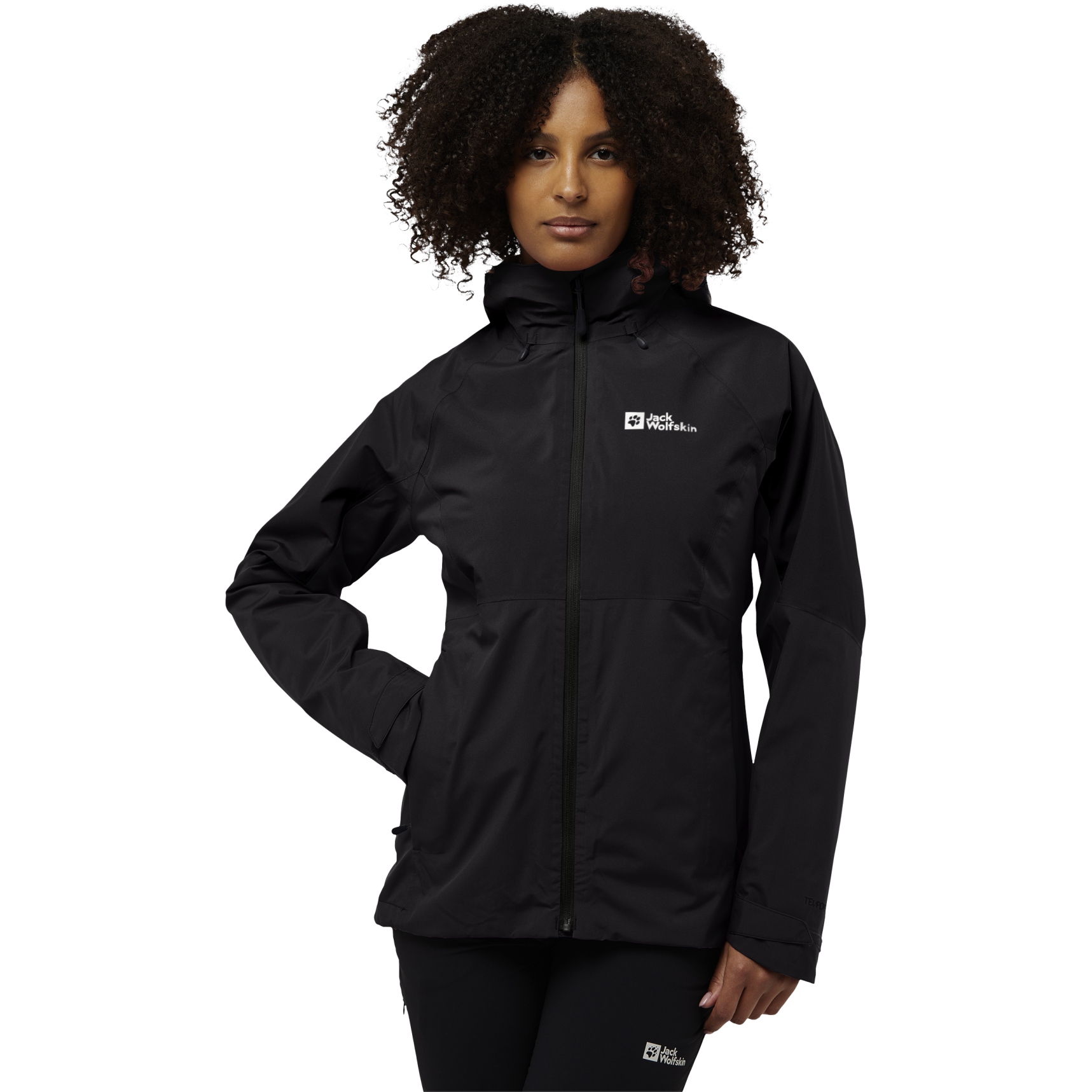 Женская куртка Jack Wolfskin Glaabach 3в1 - черный