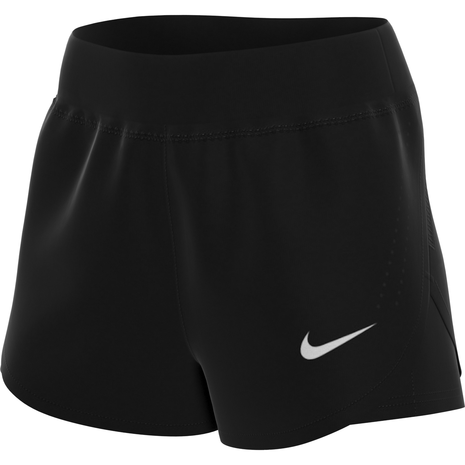 Productfoto van Nike Eclipse 2-In-1 Hardloopshorts Dames - black/reflective silver CZ9570-010