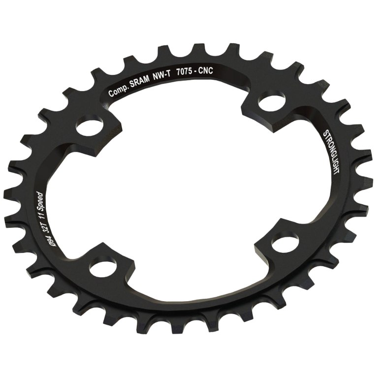 Picture of Stronglight MTB Narrow-Wide Chainring - 4-Arm - 94mm - for SRAM X01 - black