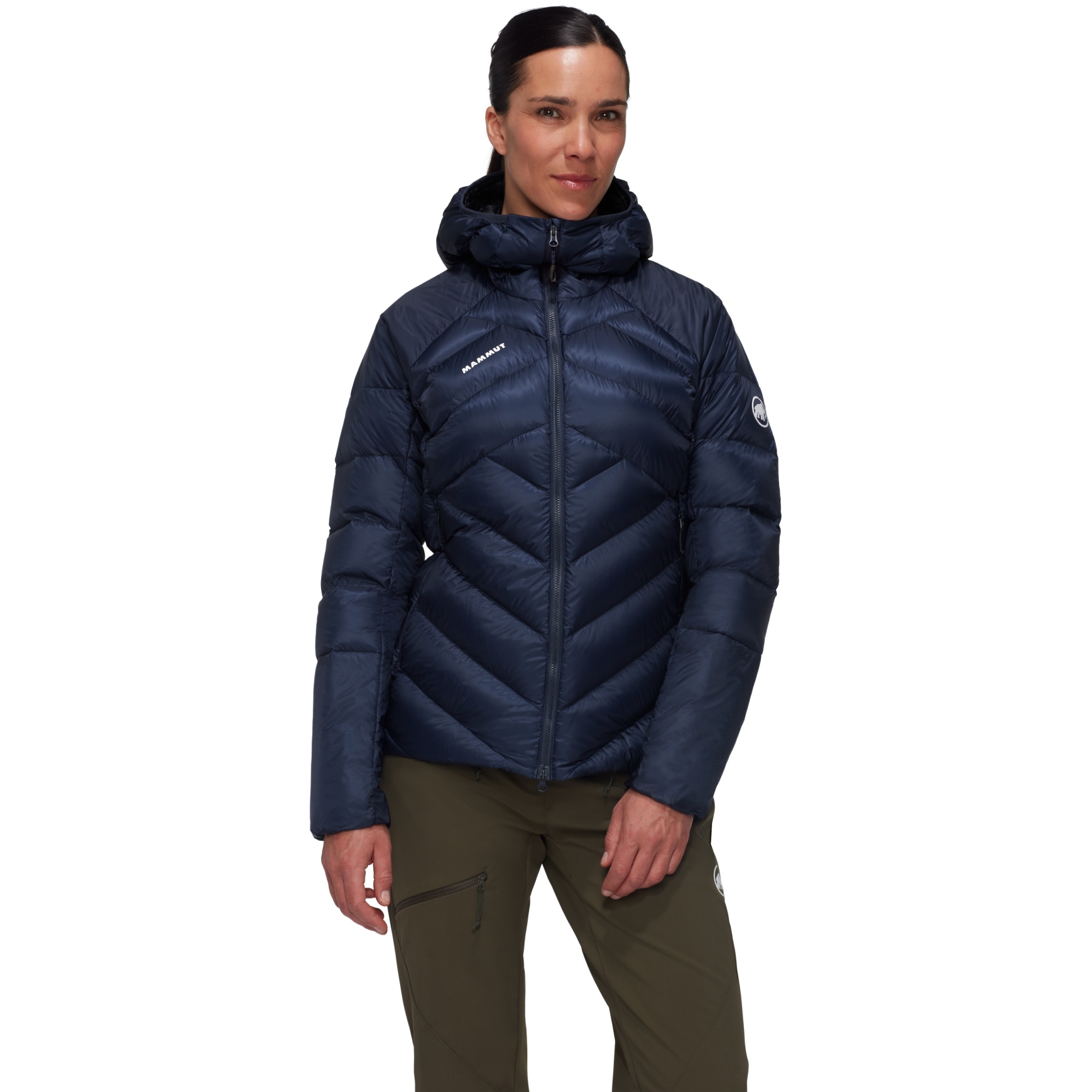 Photo produit de Mammut Veste Thermique à Capuche Femme - Taiss - marine-noir