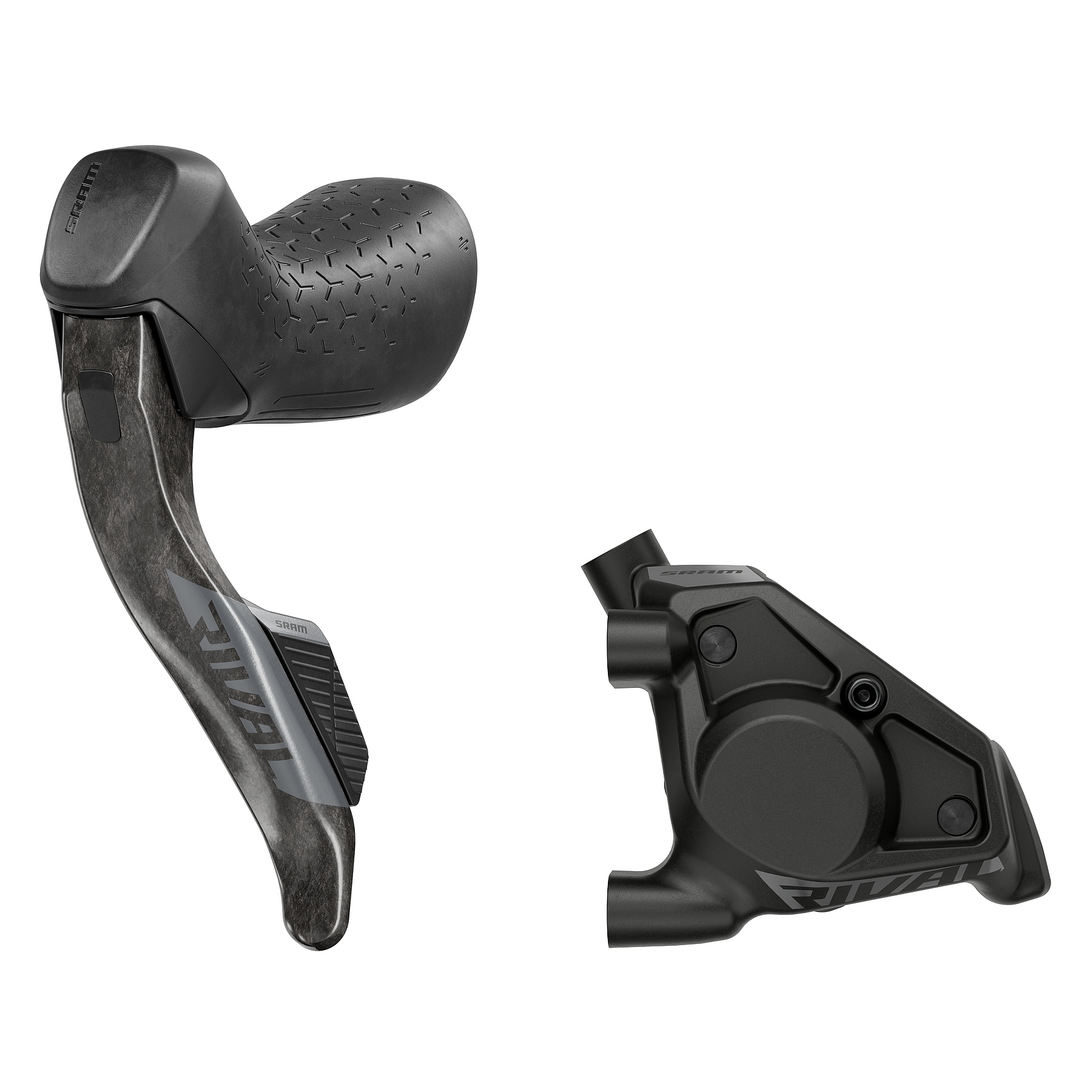Produktbild von SRAM RIVAL AXS HRD Brems-/Schalthebel + Hydraulische Scheibenbremse | Flat Mount | E1 - vorn | links