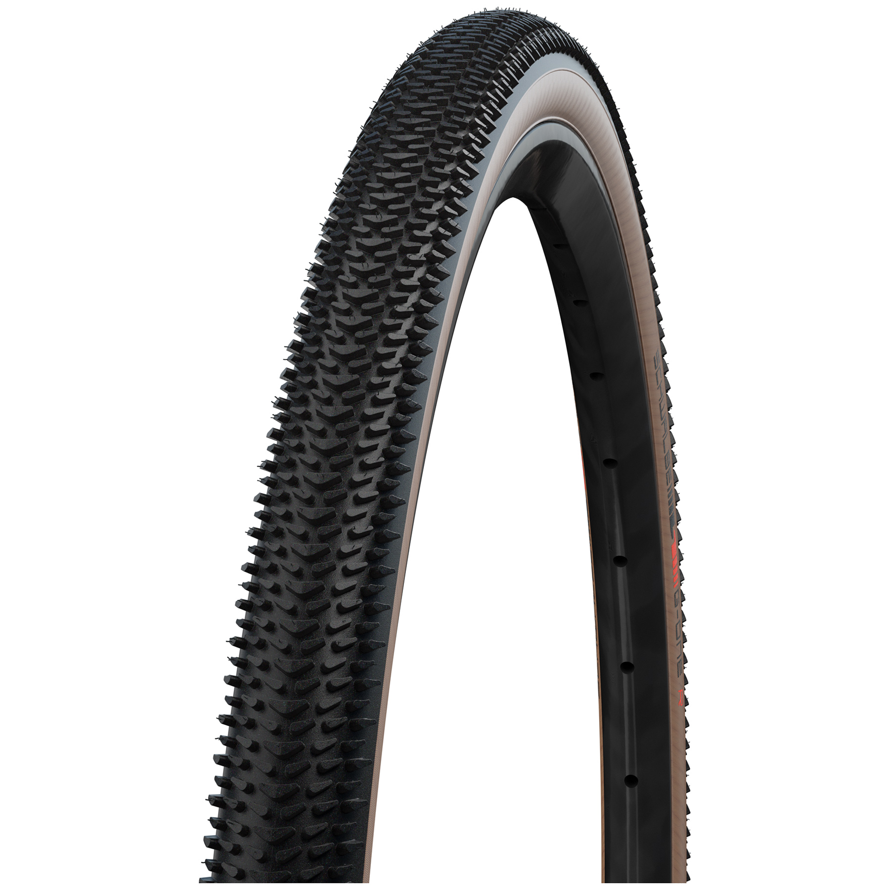 Picture of Schwalbe G-One R Folding Tire - Gravel | Evolution | Addix Race | Super Race | TLEasy - E25 - 45-622 | Transparent Sidewall