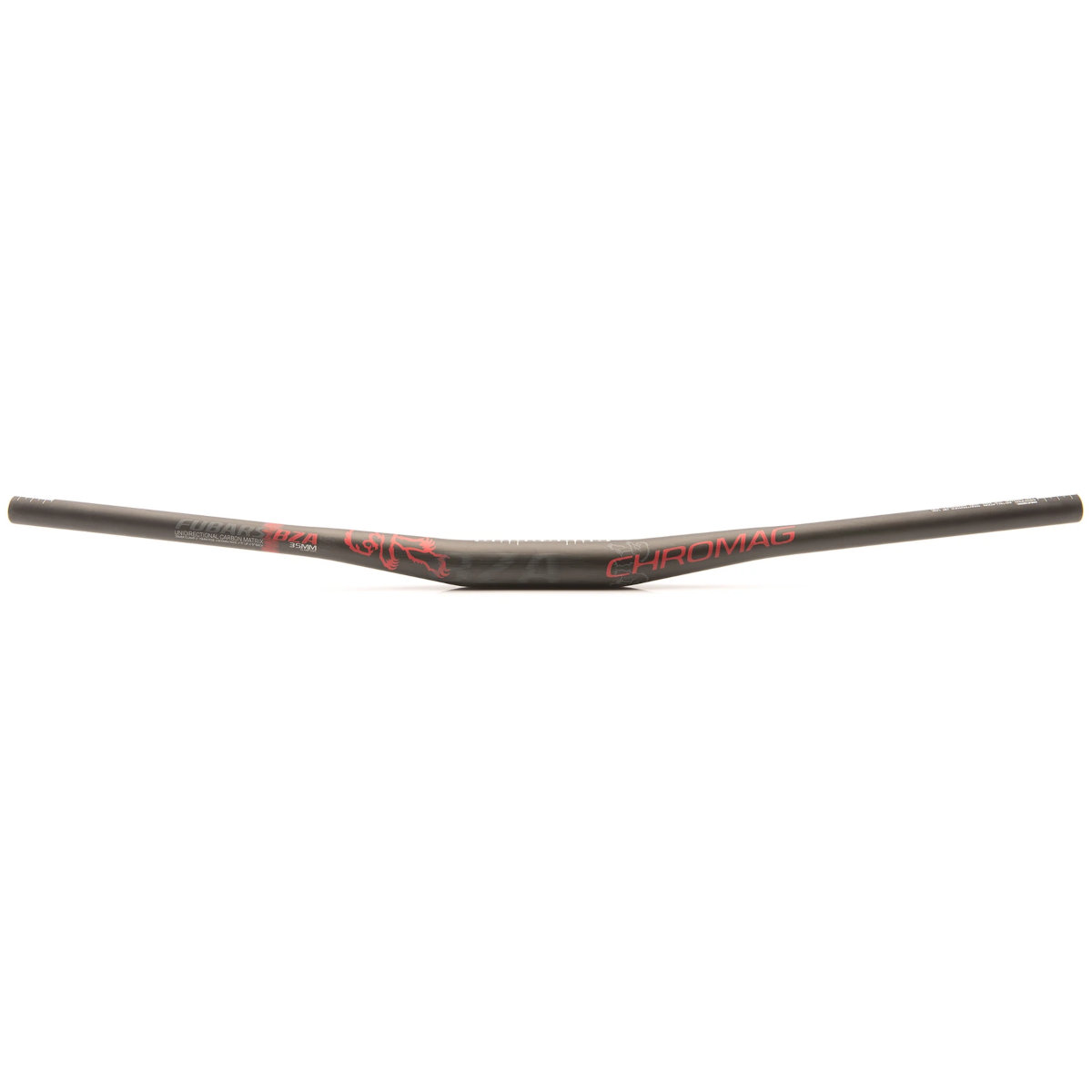 Picture of CHROMAG BZA Handlebar - Carbon | 35mm | 25mm Rise | 800mm - black/red