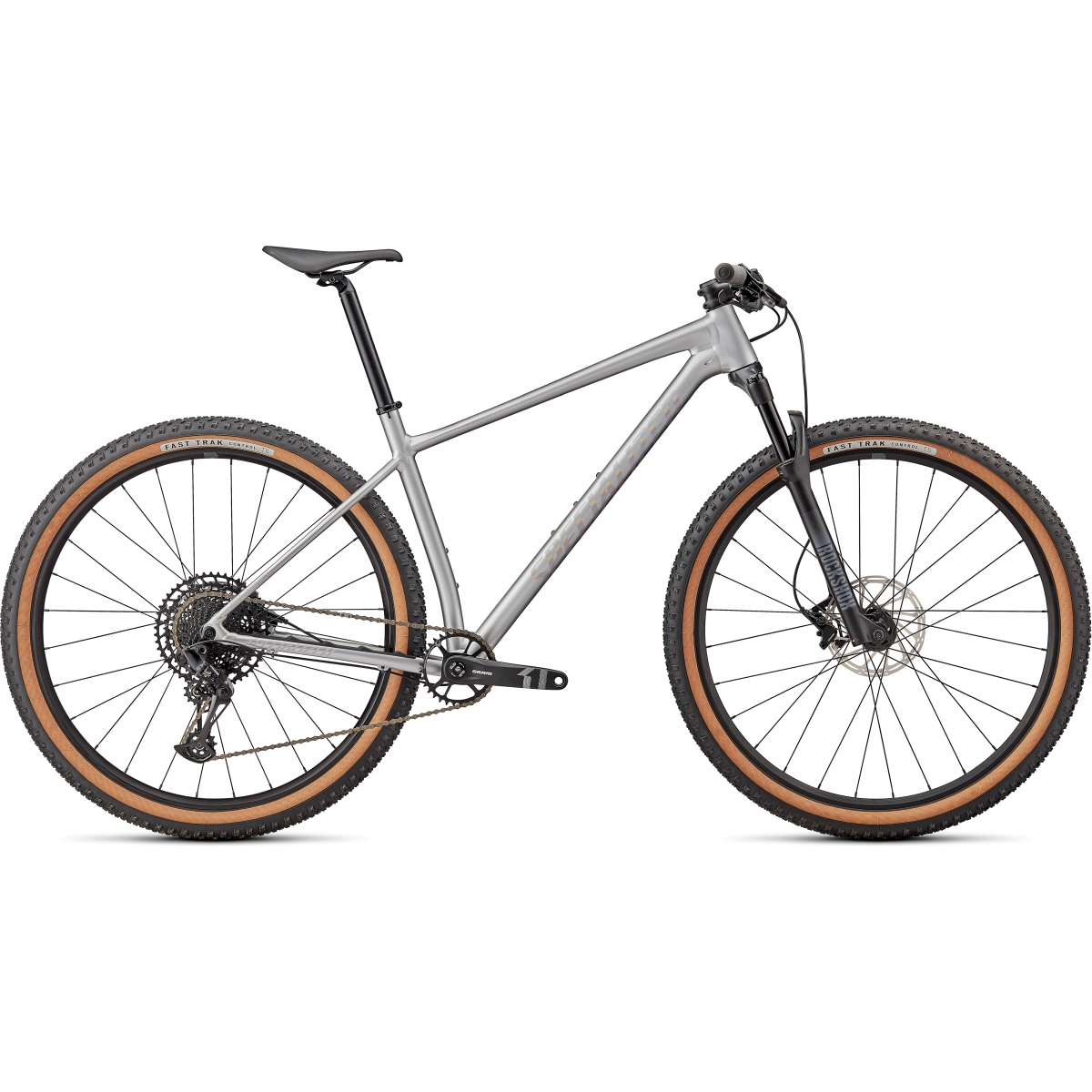 Productfoto van Specialized CHISEL COMP - 29&quot; Mountainbike - 2024 - satin light silver / gloss spectraflair