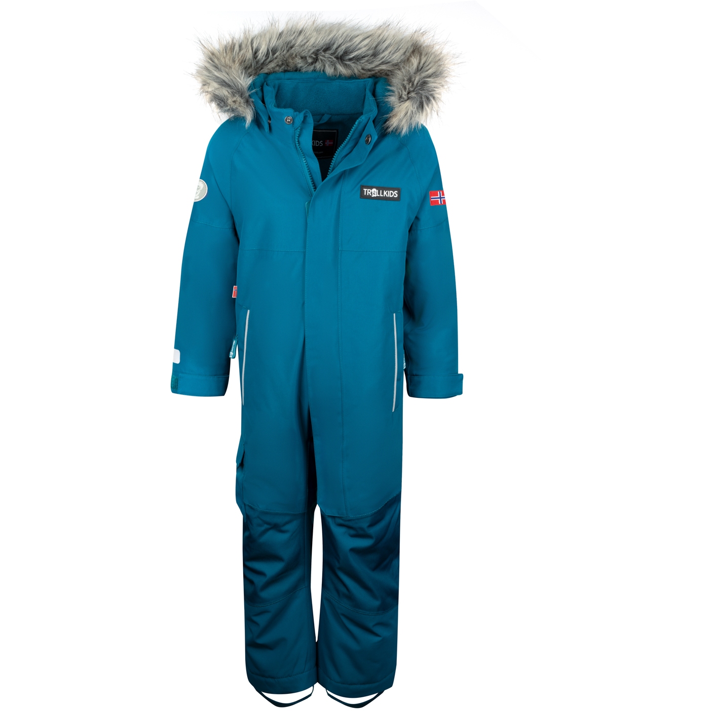 Trollkids - Calzini Da Sci Per Bambini In Misto Lana Merino. Due Paia In Confezione. Asciugatura Rapida, Traspiranti E Con Imbottitura Leggera Su Piede E Tibia Per Massimo Comfort Nello Scarpone.