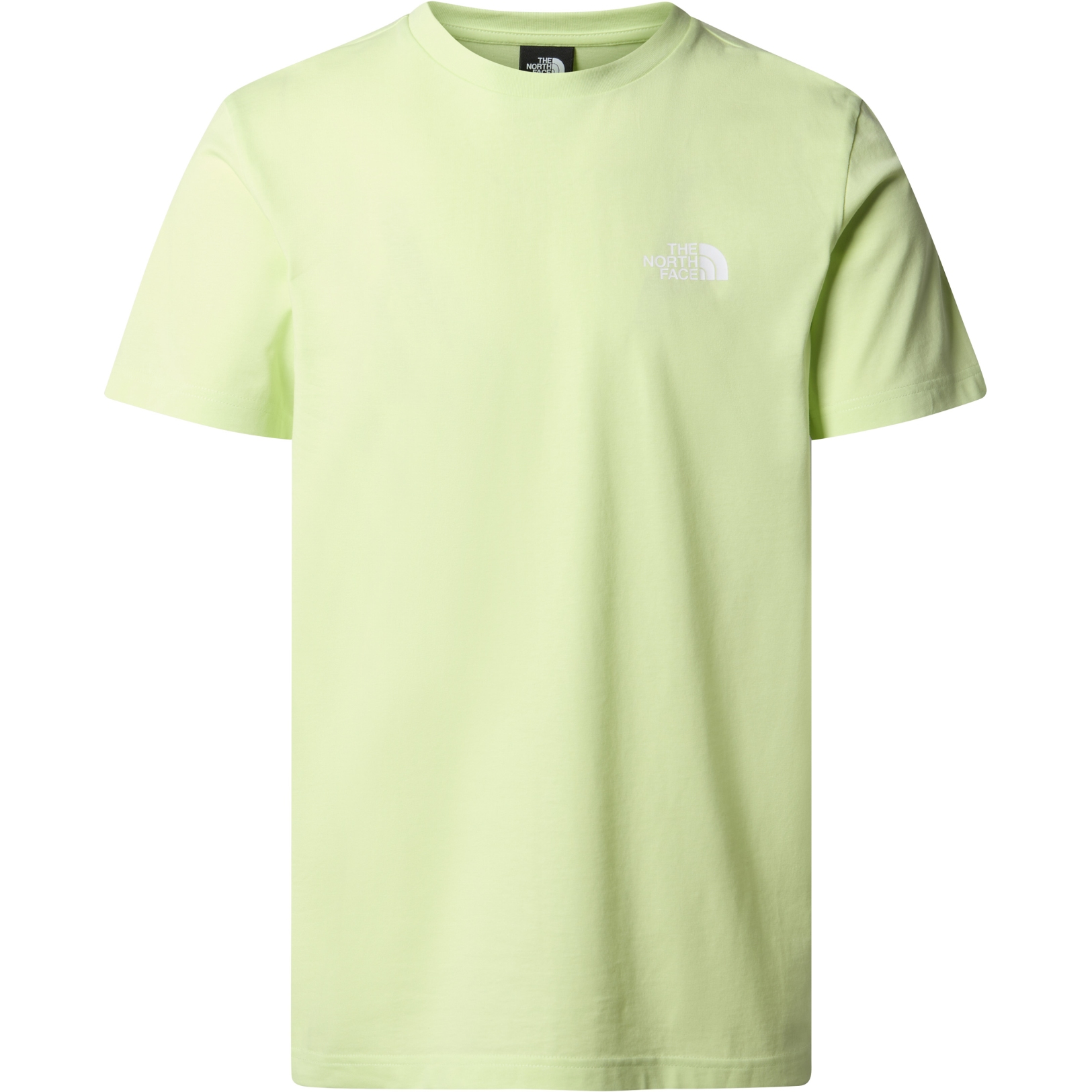 Productfoto van The North Face Simple Dome T-Shirt Heren - Astro Lime