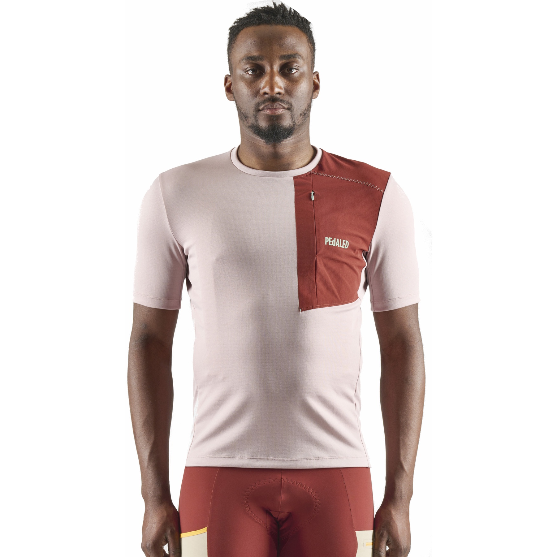 Picture of PEdALED Odyssey Merino Tee Men - Tan