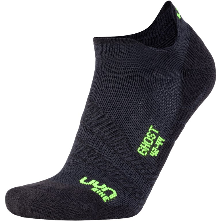Picture of UYN Cycling Ghost Socks Men - Black/Yellow Fluo