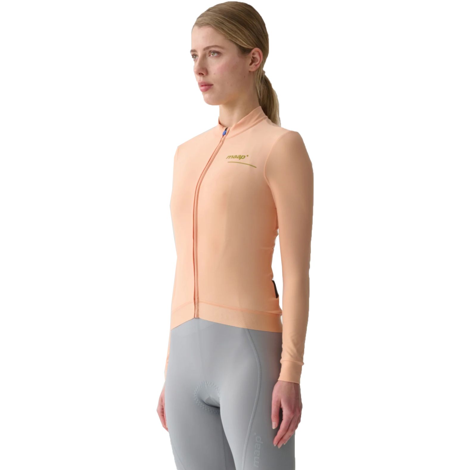Image of MAAP Training Thermal Long Sleeve Jersey Women - peach
