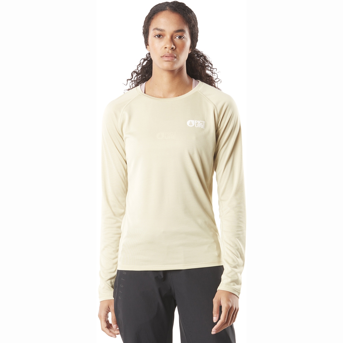 Picture of Picture Acaras Long Sleeve Tech Tee Women - Cement