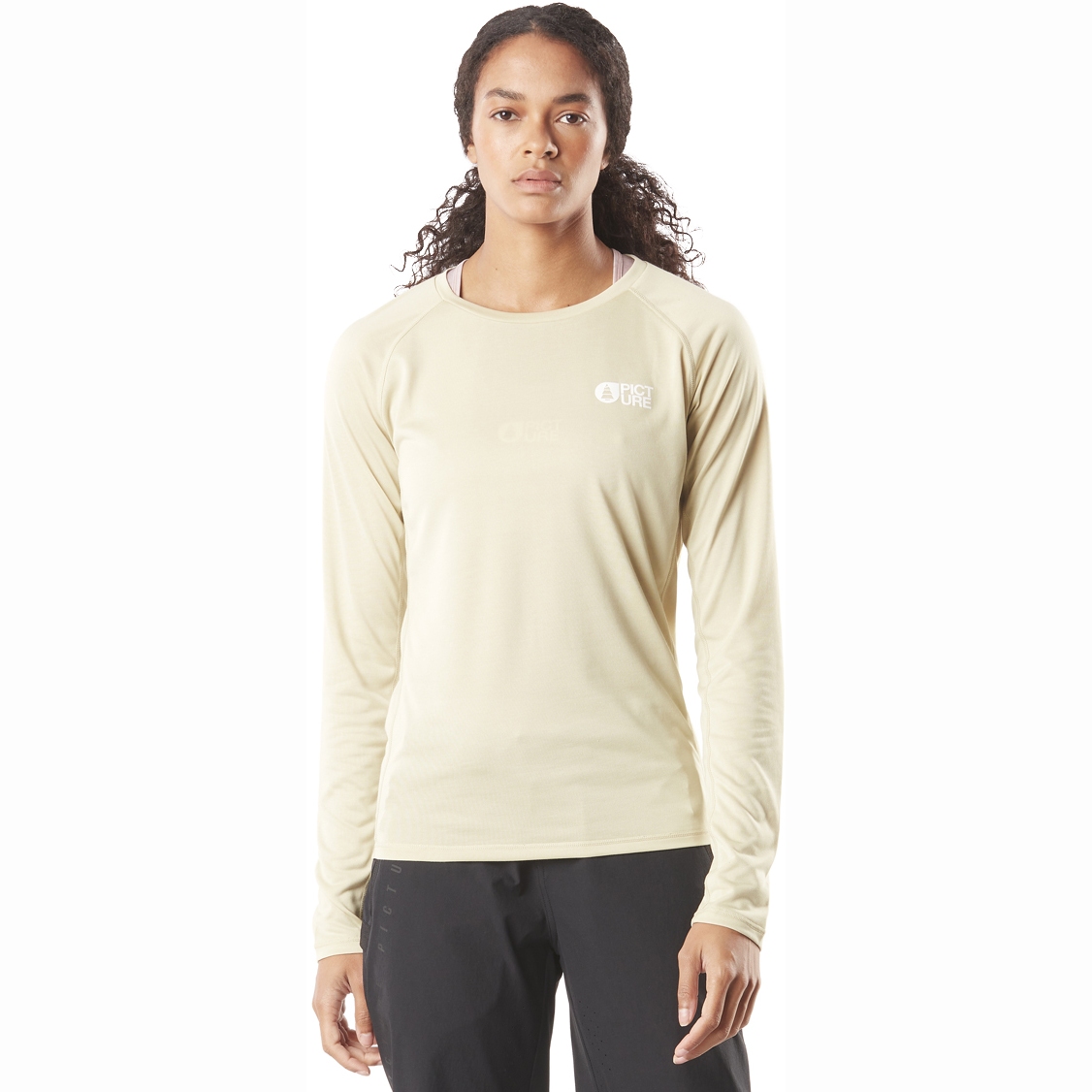 Picture Acaras Long Sleeve Tech Tee Women - Cement | BIKE24