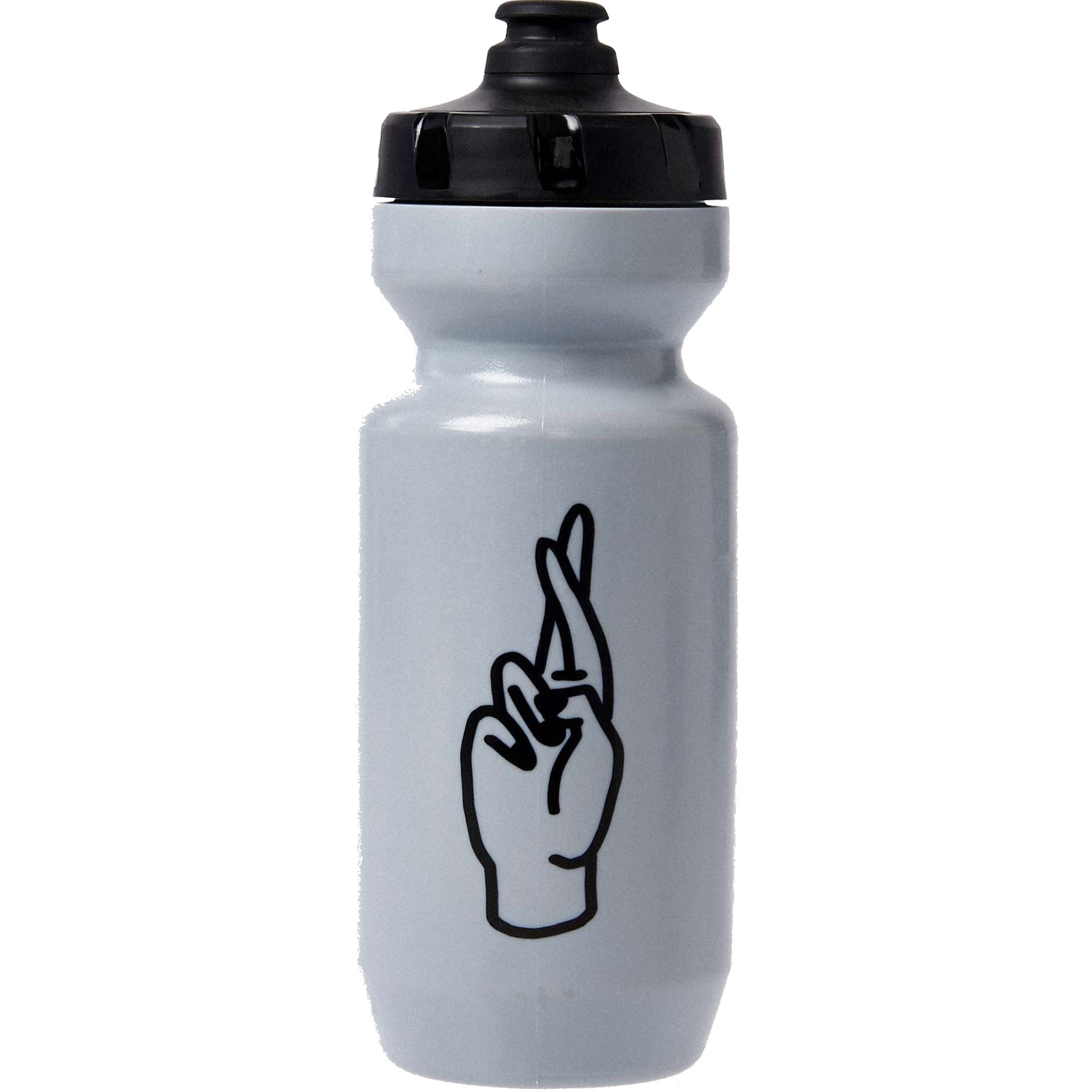 Picture of FINGERSCROSSED Bidon Bottle 650ml - Ash