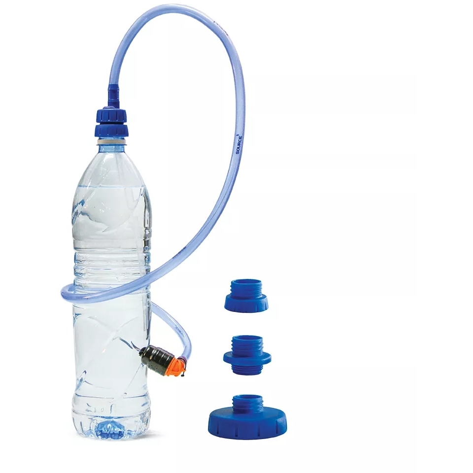 Productfoto van Source Convertube Adapter Drinkslang - transparent-blue