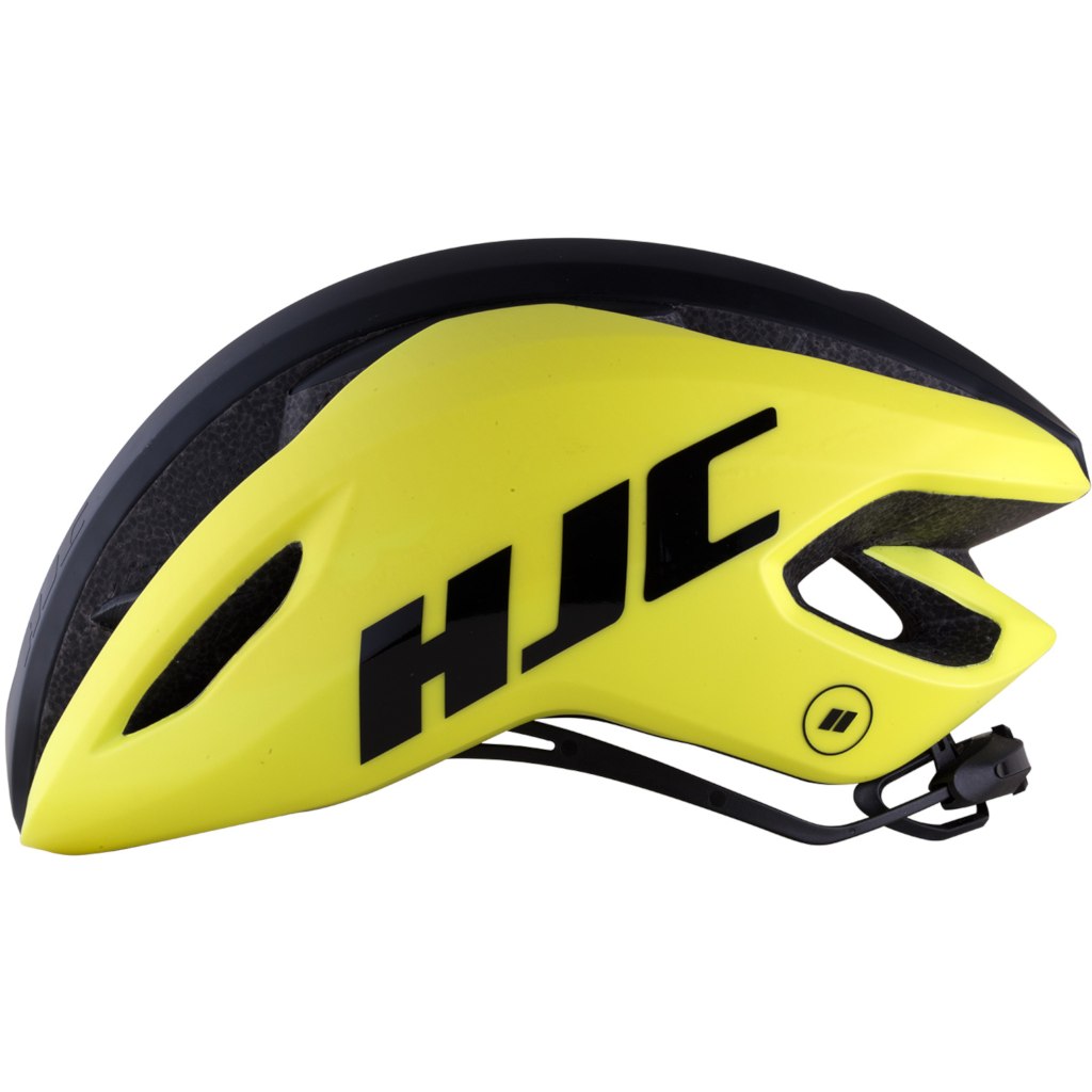 Image of HJC Valeco Helmet - Matt / Gloss High Vision Yellow Black
