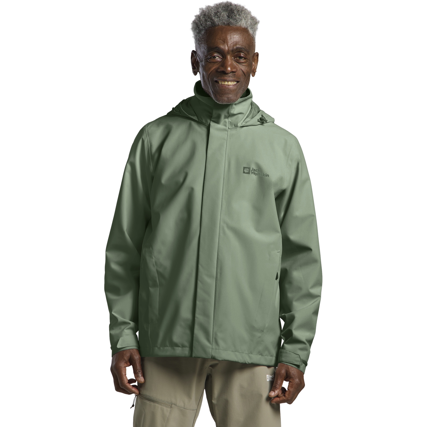 Picture of Jack Wolfskin Trailtime 2L Jacket Men - eucalyptus