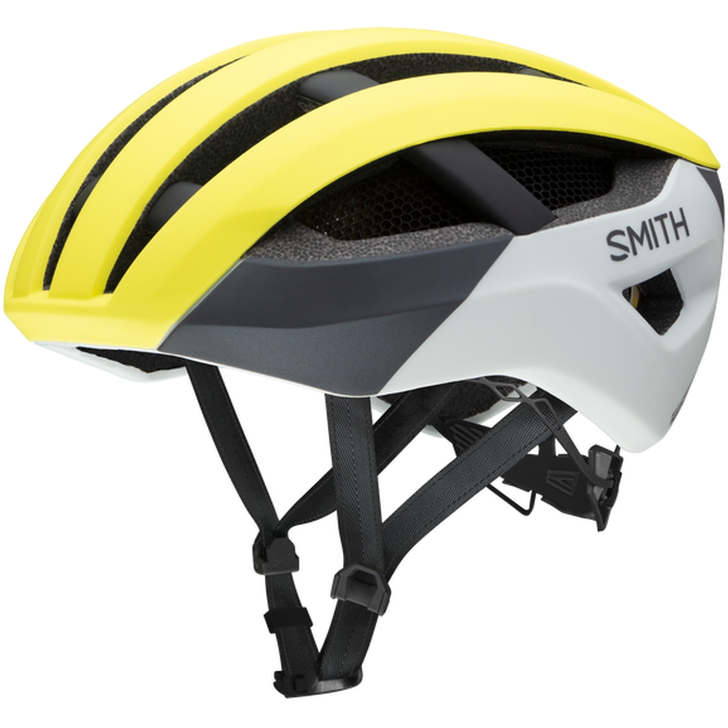 Picture of Smith Network MIPS Helmet - Matte Neon Yellow Viz