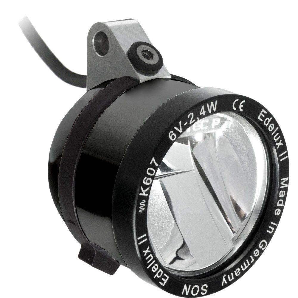 Picture of SON Edelux II LED Front Light with Inverted Mount - black anodized
