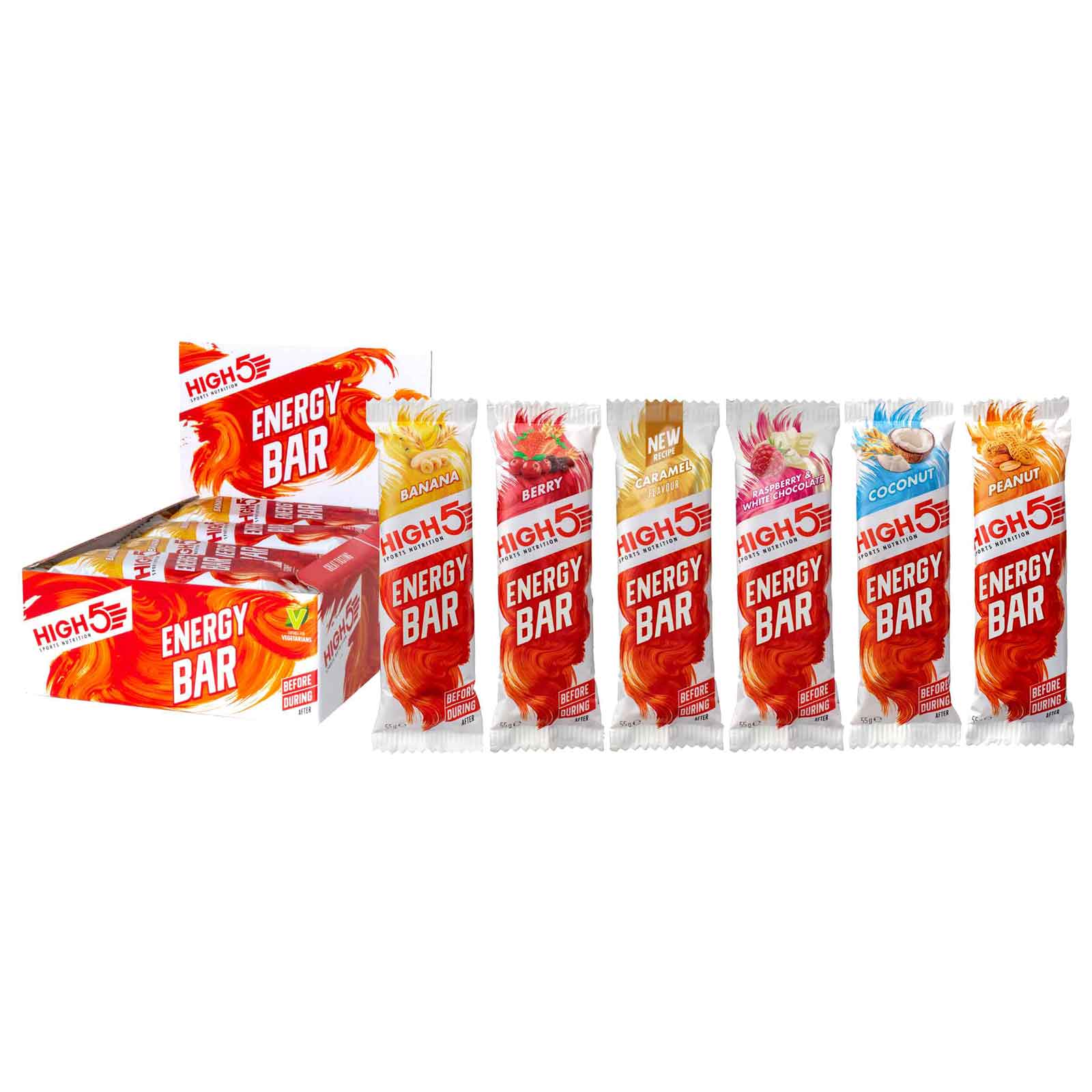 Picture of High5 Energy Bar with Carbohydrates - 12x55g