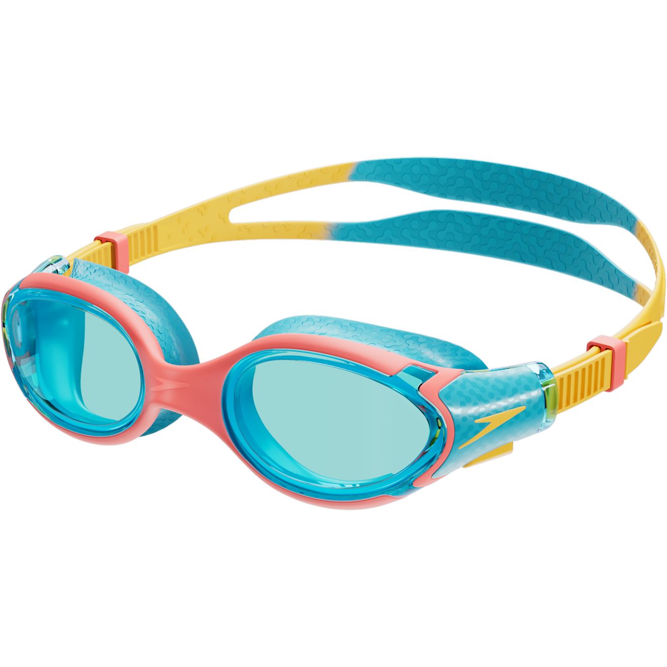 Image of Speedo Biofuse 2.0 Junior Bolt/Mango/Coral Beach/Blue Swimming Goggle