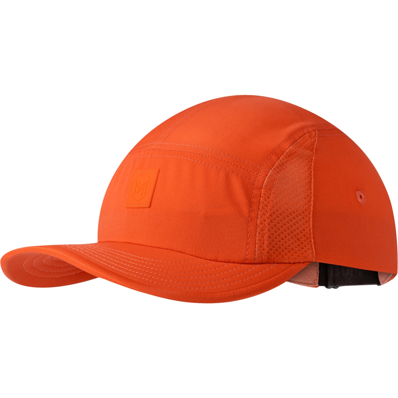 Колпачок Buff® 5 Panel Go Cap - Однотонный маково-оранжевый