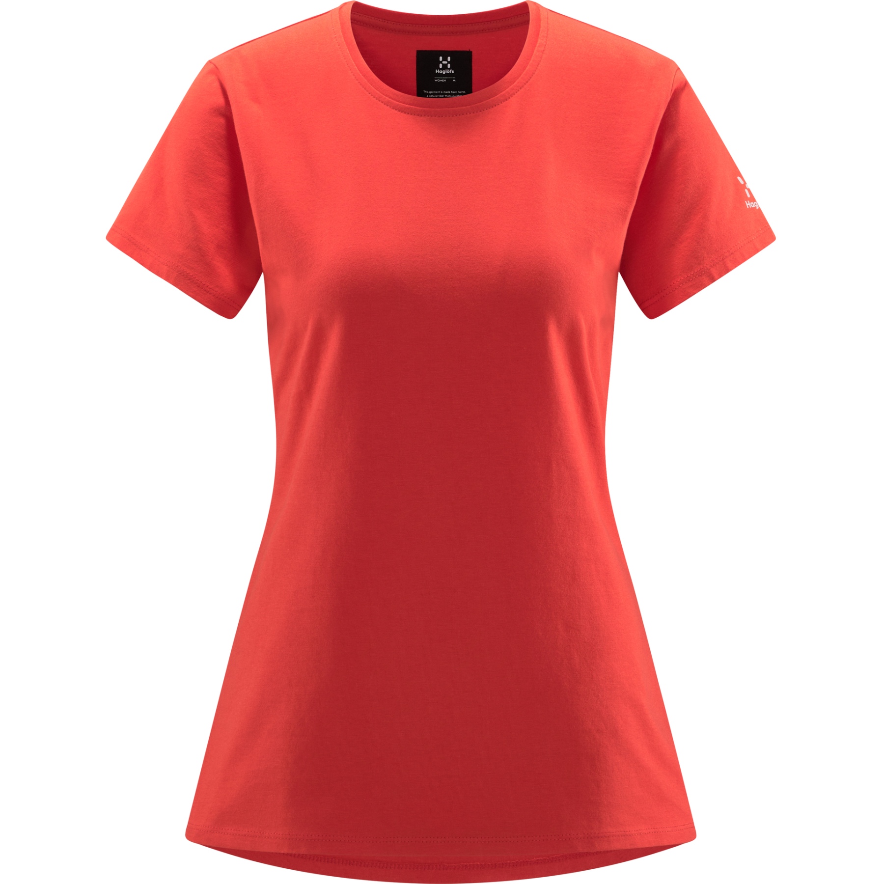 Picture of Haglöfs Outsider by Nature Tee Women - poppy red 5LI